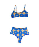 Cobalt Wave C1 - 2 Piece Bikini Athletic High Waist Bottom - Bottom Only