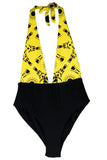 Ocean Hive Monokini - 1 Piece Swimsuit with Open Back