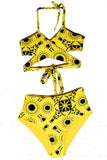 Ocean Hive Wrapper - 2 Piece Bikini Wrapping Top - Set