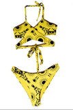 Ocean Hive Wrapper - 2 Piece Bikini Wrapping Top - Set