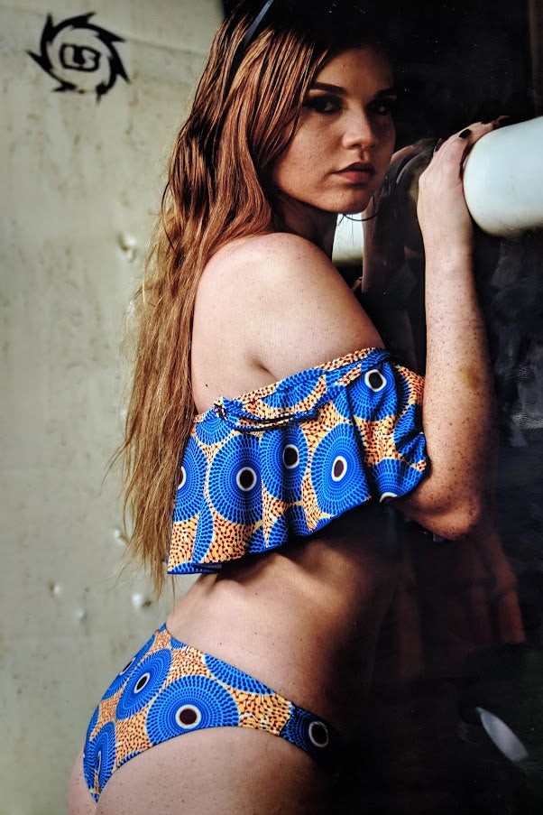 Cobalt Wave Off-Shoulder Bikini