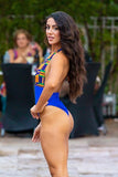 Royal Blue Monokini - 1 Piece Swimsuit with Open Back